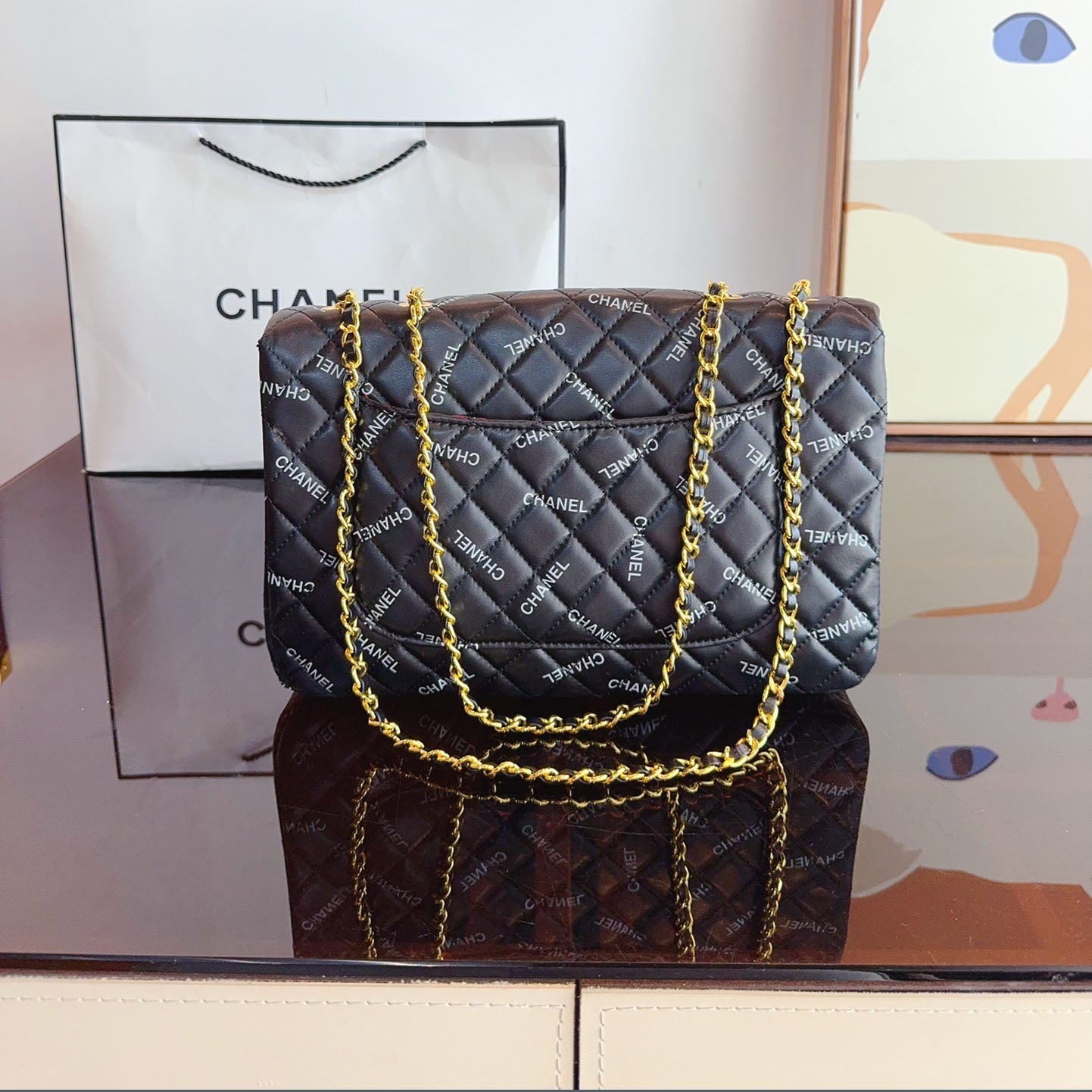 CHL Cf series cowhide versatile chain bag XC24092507