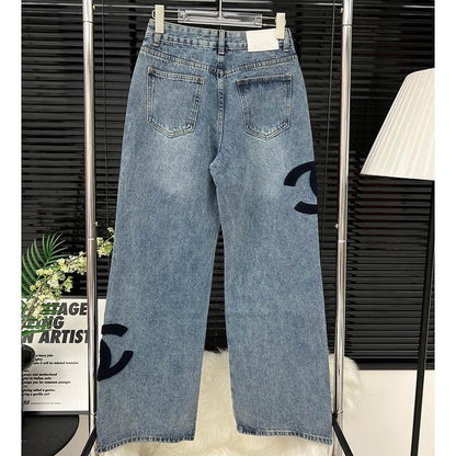 New Fashion Versatile Elastic Jeans 1023122719