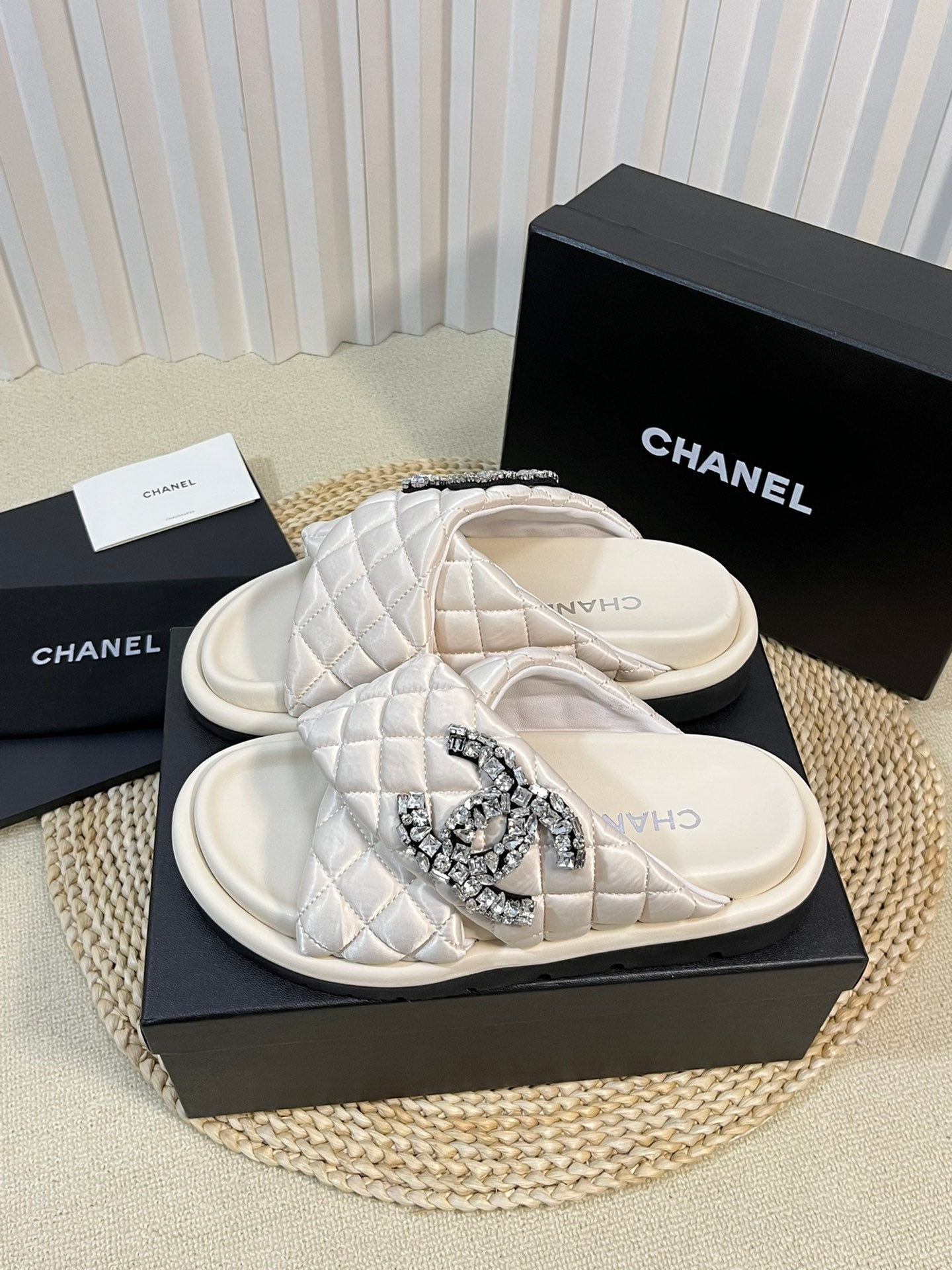 CNL thick-soled Velcro women's slippers 0724042704