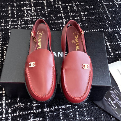 25c new 3cm heel buckle back strap sandals 1025032819