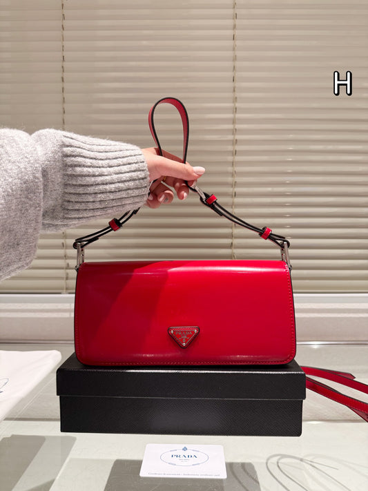 PRD Fashion Patent Leather Underarm Bag 0724120509