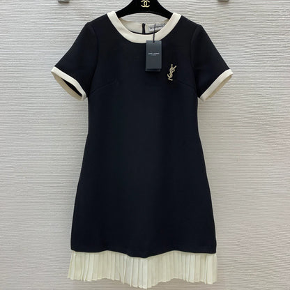 YS New Round Neck Short Sleeve Dresses 1025033104