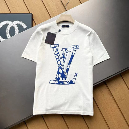 New Style Printed Trendy Round Neck T-shirt Men's And Women's Cotton Top 1024030418