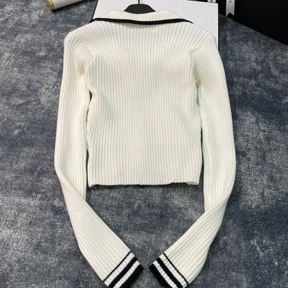 CNL Fashionable Waistless Thin Knitted Sweater XC0723112003