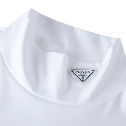 Unisex fashion and versatile high neck base shirt 1024080503