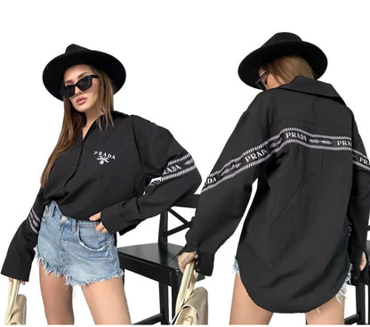 New Ladies Loose Casual Elegant Shirt 102402109