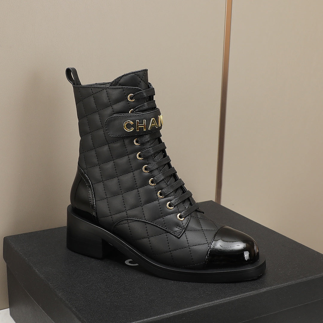 CNL fashion diamond leather short boots Martin boots 0724101706