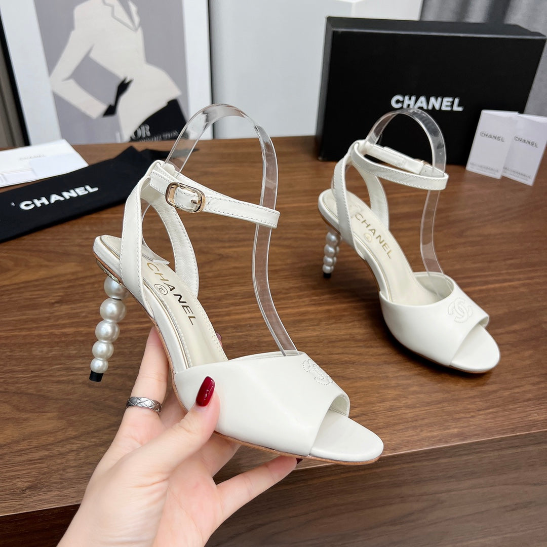 Chane1 top fashion classic pearl high heels 0724030817