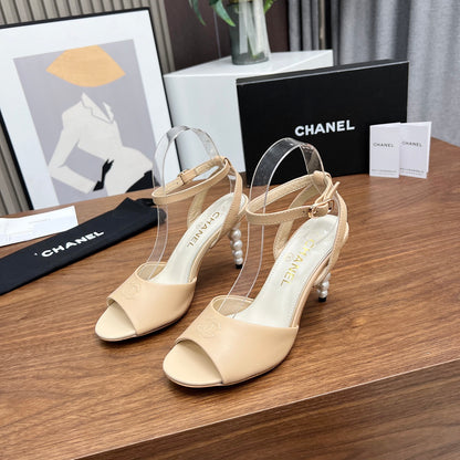Chane1 top fashion classic pearl high heels 0724030817