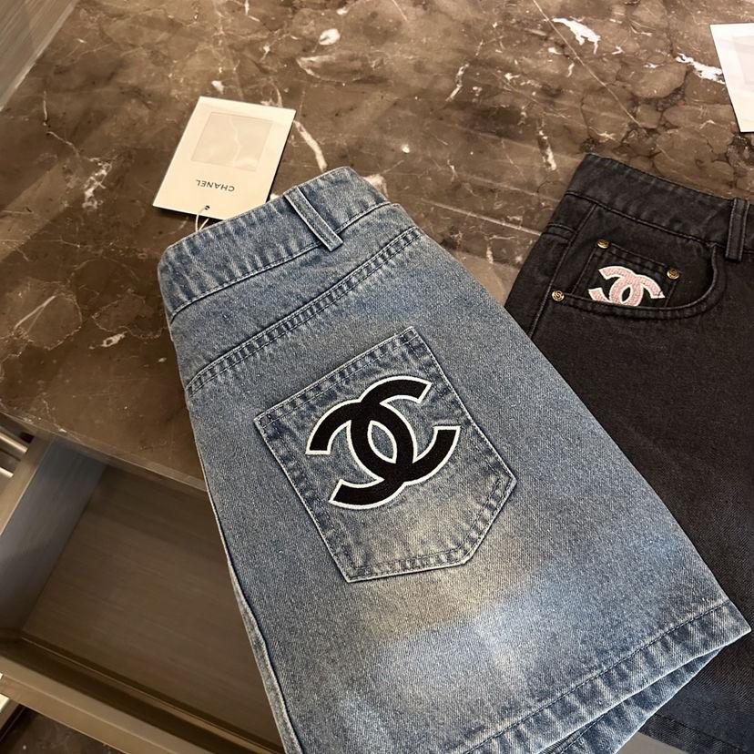 New Fashion Versatile High Quality Embroidered Denim Skirt 1024022903