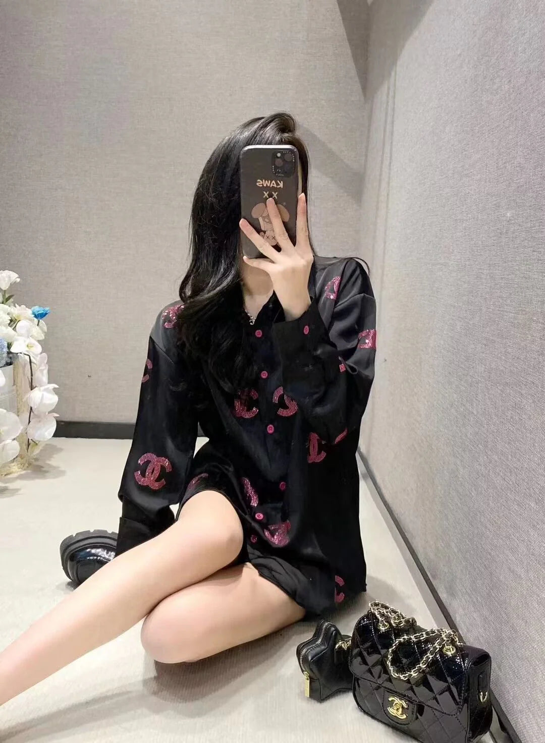 New Versatile Loose Long Sleeve Shirt 1024042910