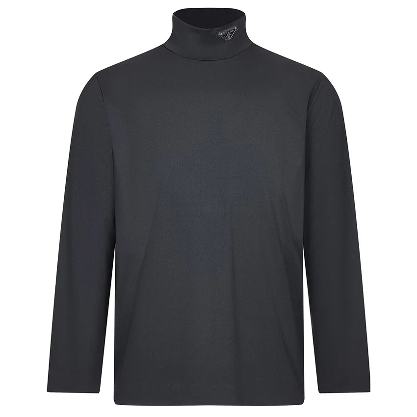 Unisex fashion and versatile high neck base shirt 1024080503