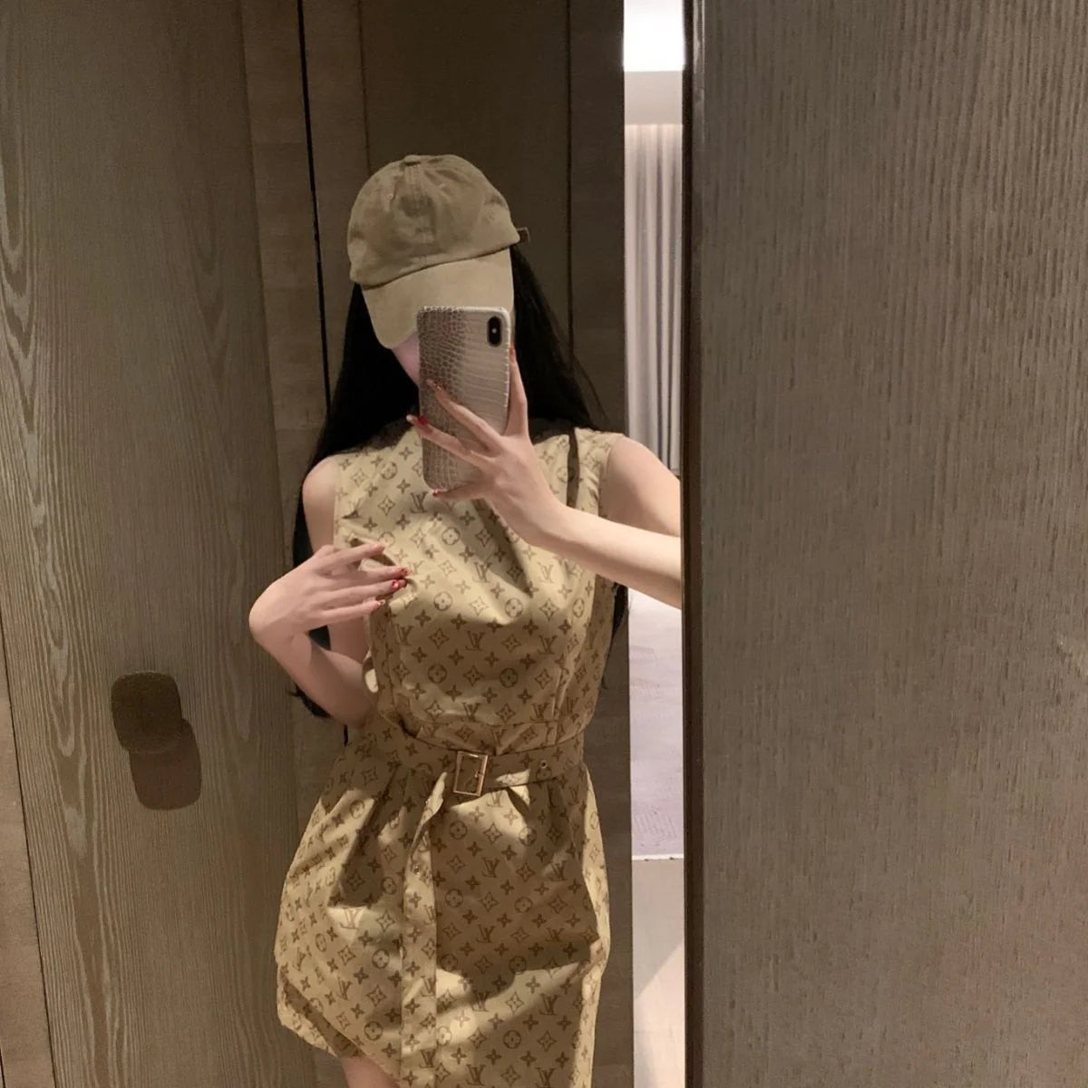 New Vintage Elegant Slim Sleeveless Dress 1024071525