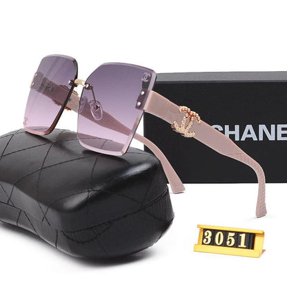 New Large Frame Women's Sunglasses Anti-glare Fashion Sunglasses 1024060307