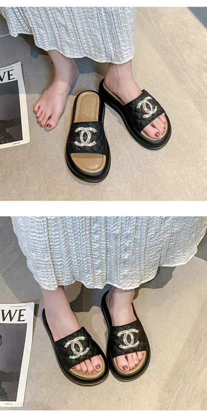 New Style Thick Sole Fashion Personalized Lazy Shoes 1024052113