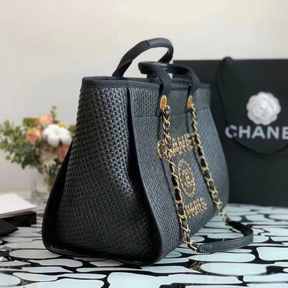 TOTE BAG IN GOLDTONE MENTAL