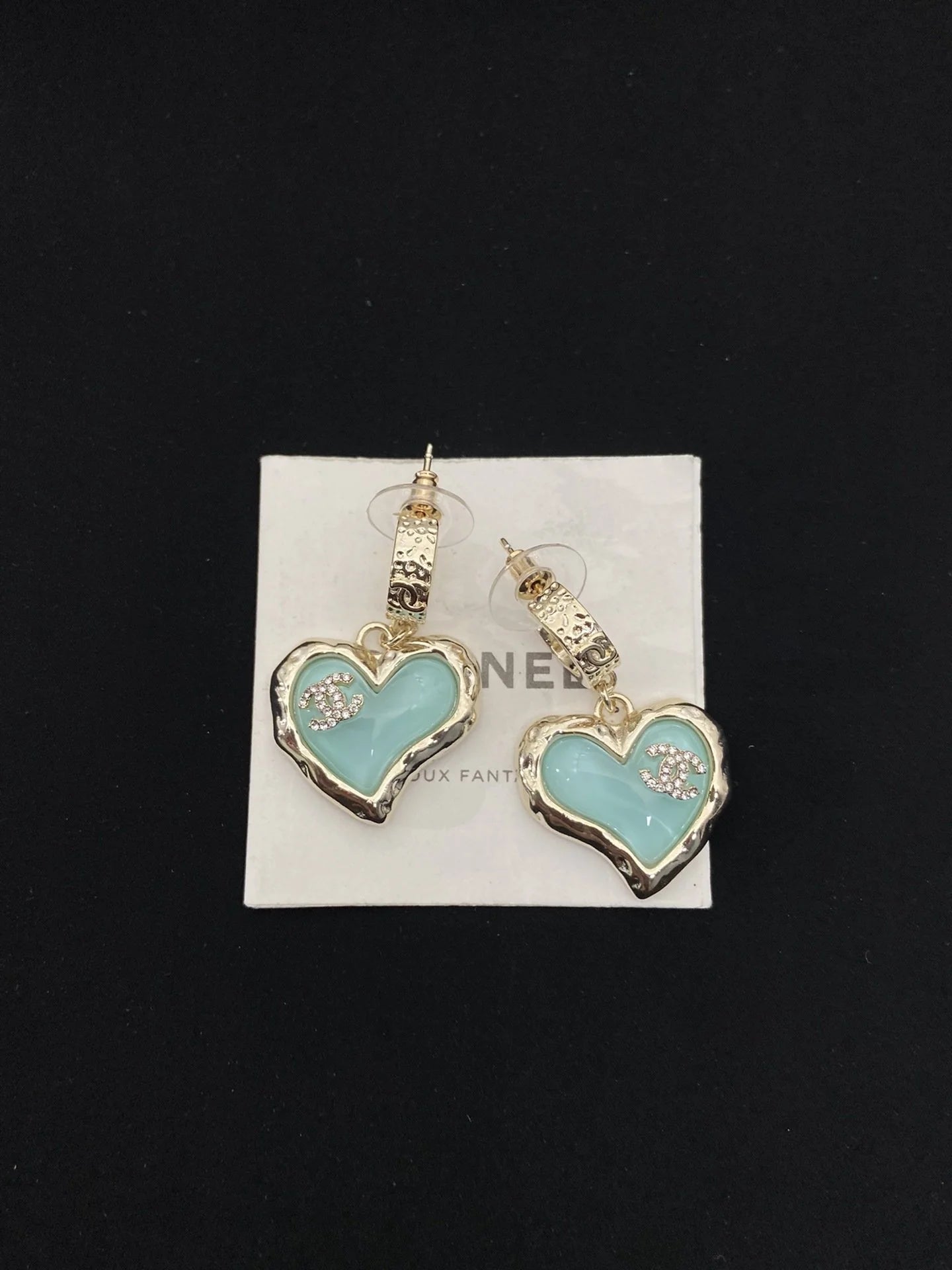 New Enamel Earrings With Heart-shaped Earrings 1024010312