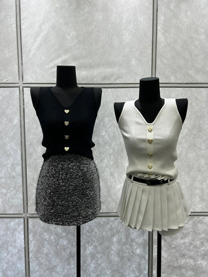 CHA Love Button Vest 0724022008