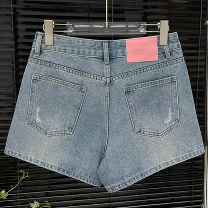 New fashion straight leg denim shorts 1024032509