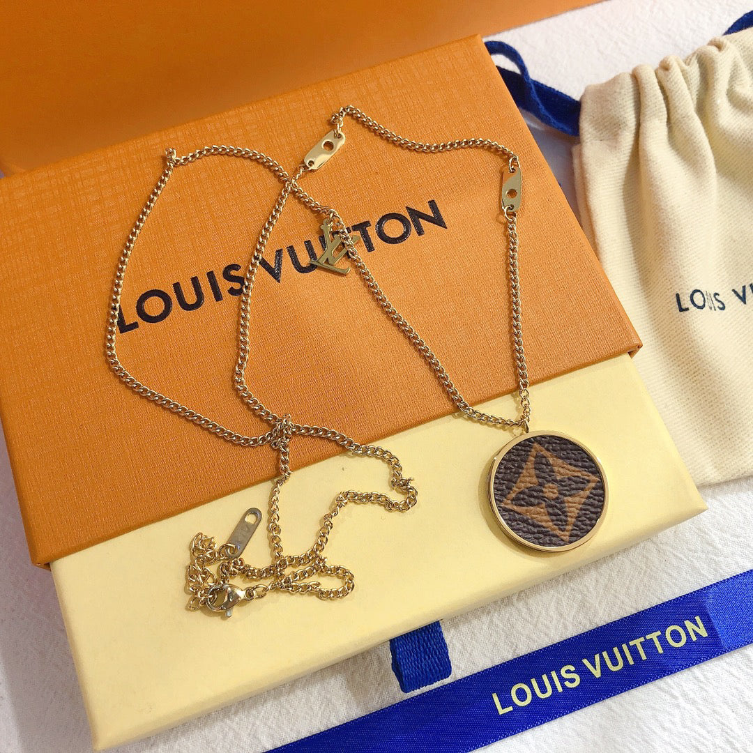 Titanium Steel L-Shaped Necklace 1025092223