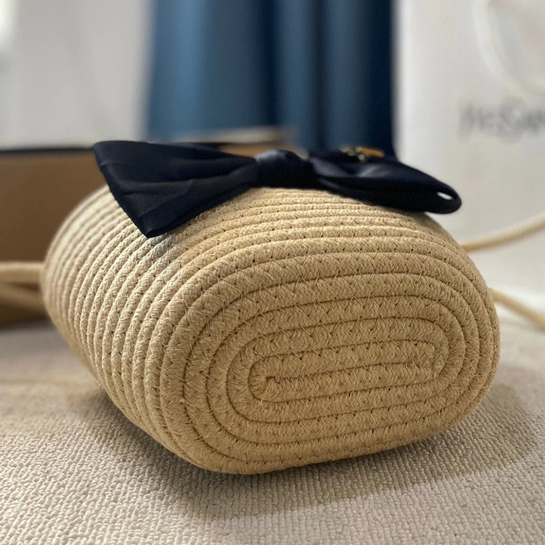 Fashion holiday style handwoven vegetable basket straw bag 1024041002