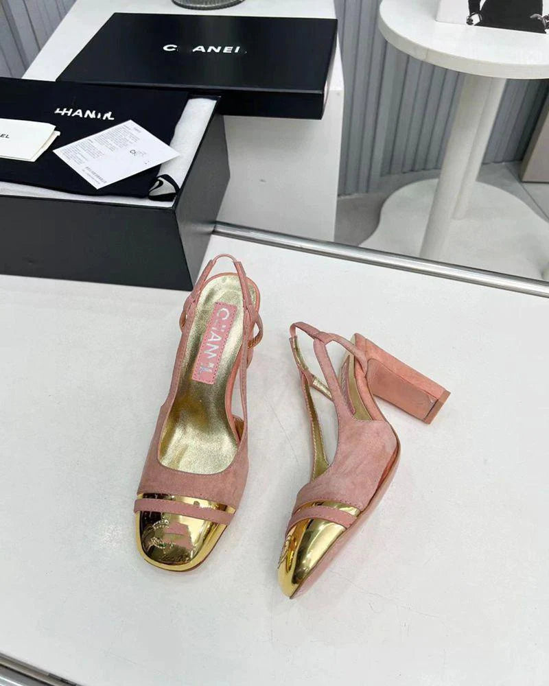 New High Heels Mary Jane Square Toe Sandals  1024031804