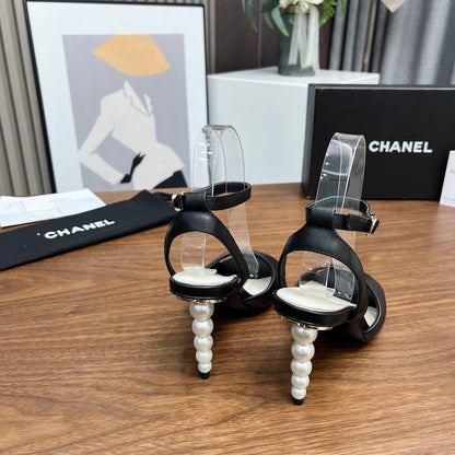 Chane1 top fashion classic pearl high heels 0724030817