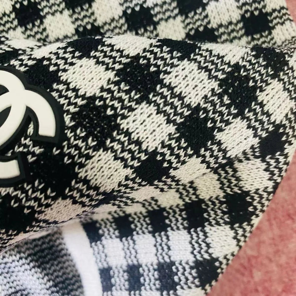 New Check Sling Spice Knit Top 1024072203