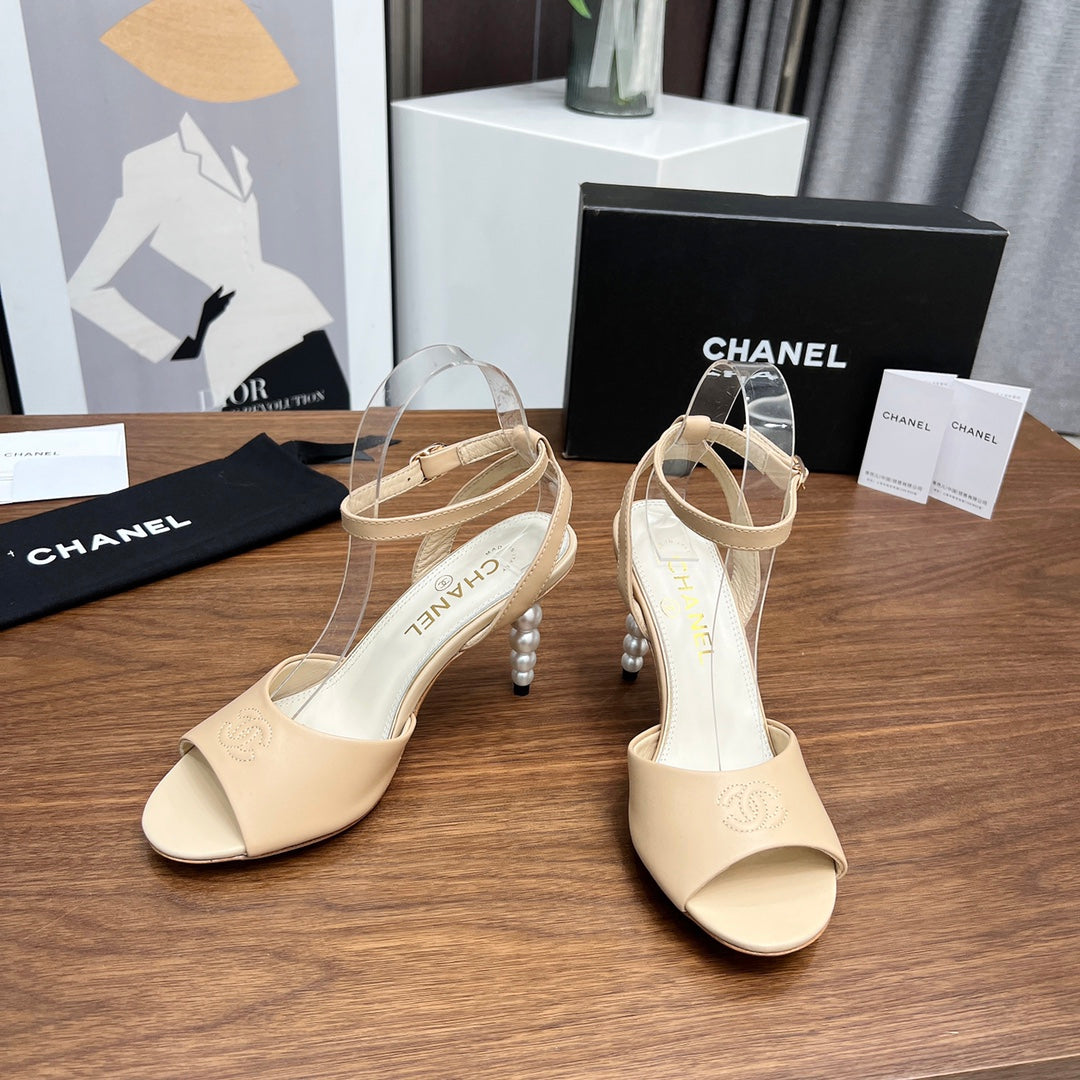Chane1 top fashion classic pearl high heels 0724030817