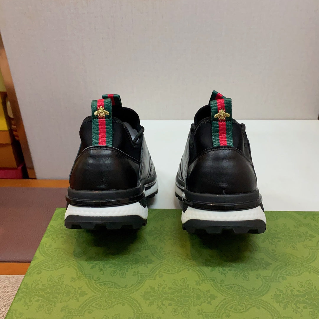 G Fashion Men's Printed Leather Casual Sneakers 0724080803