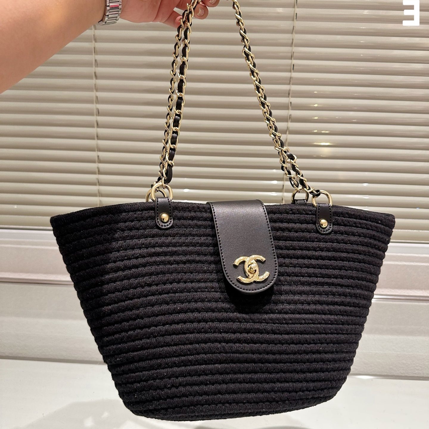 CNL summer woven leather handbag 0724041120