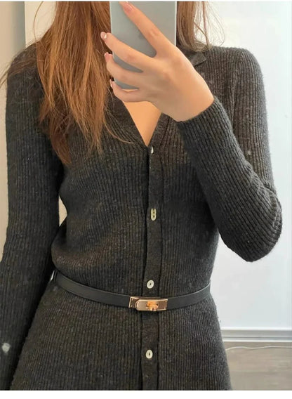 New Women's Belt Genuine Leather All-match Belt 1024032022