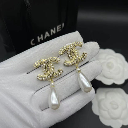 Fashionable Tassel Full Diamond Earrings 1024010313
