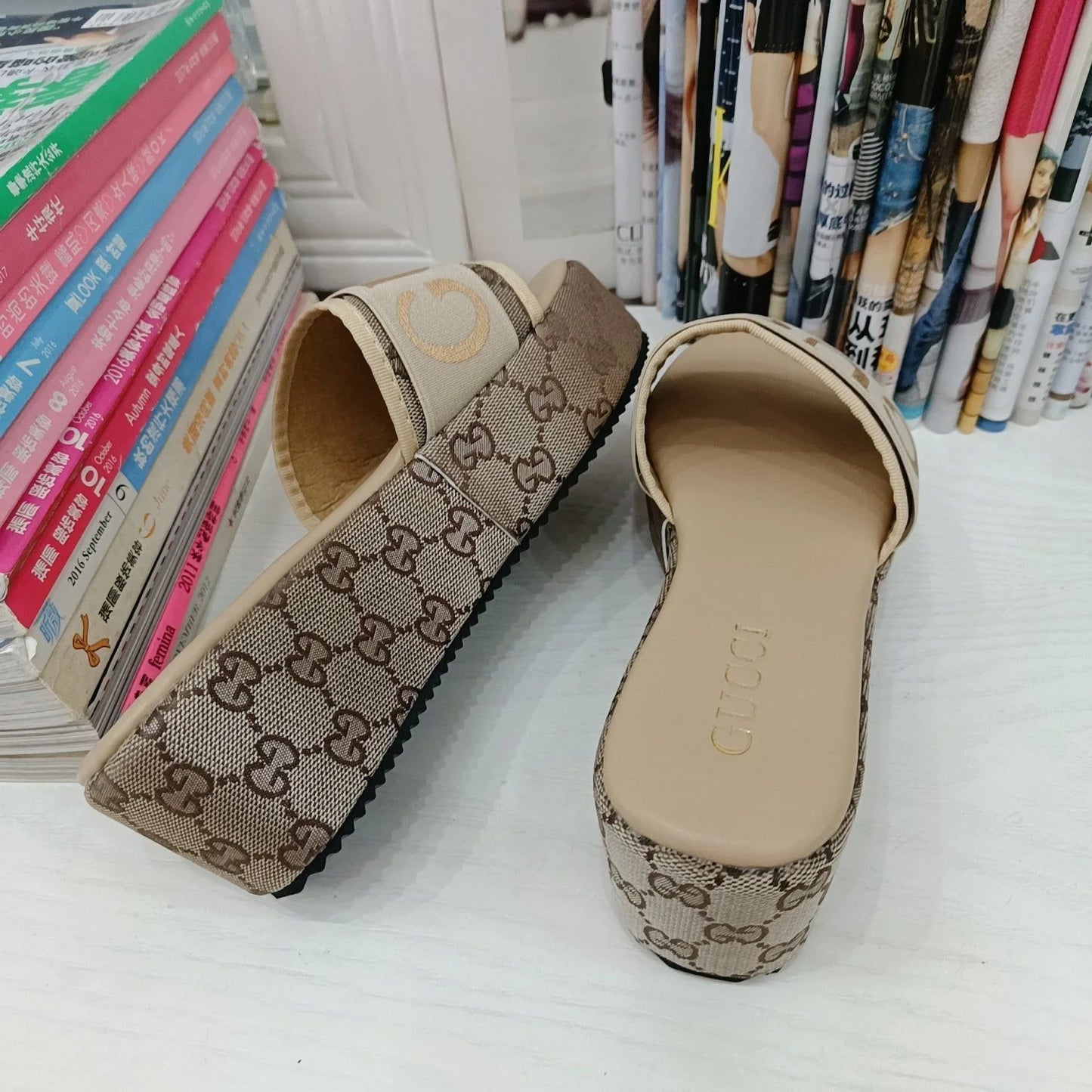 New Metallic Letter Women's Sandals 1024031806