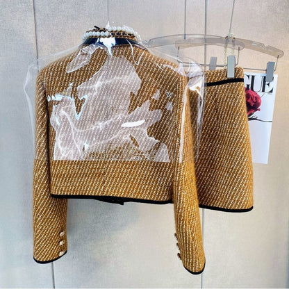 Fashionable New Women's Retro High-end Two-piece Dress 1023121219