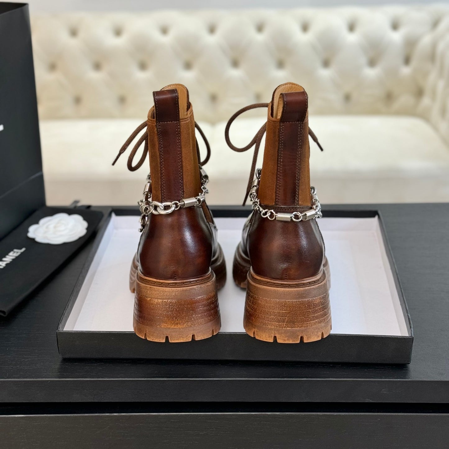 CNL letter buckle Martin boots 0724121102