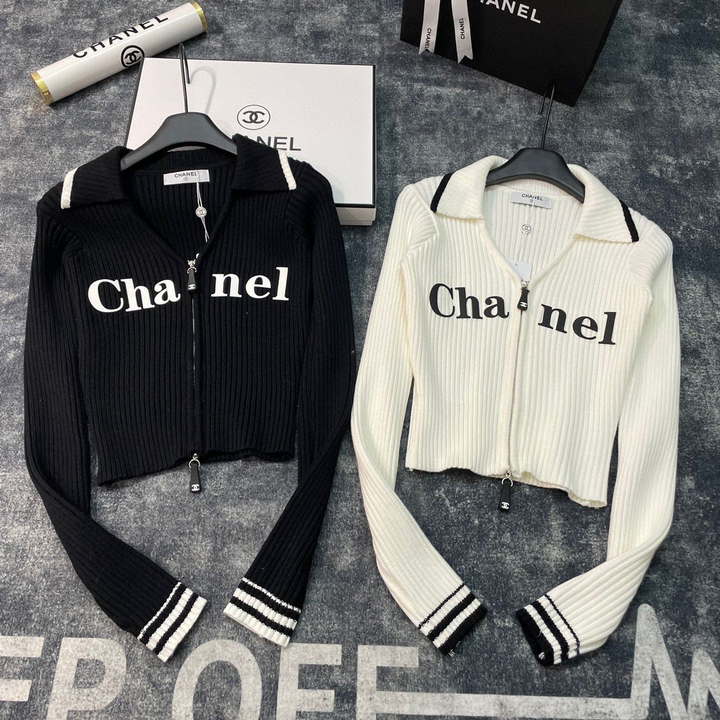 CNL Fashionable Waistless Thin Knitted Sweater XC0723112003