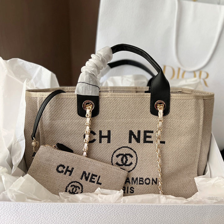 Beach Denim Canvas Bag