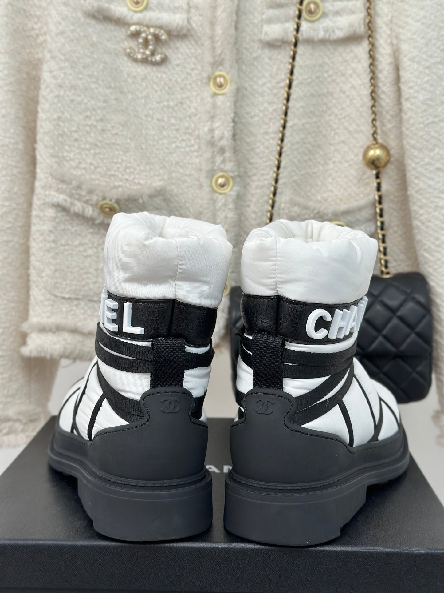 CL Cruise Leather Block Heels High Heel Boots 0423112101