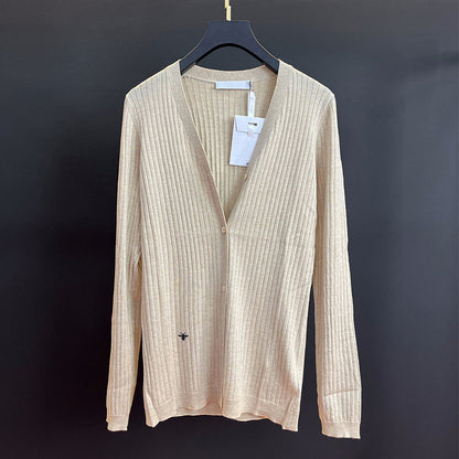 New Fashion V-Neck Long Sleeve Cardigan PF1023103019