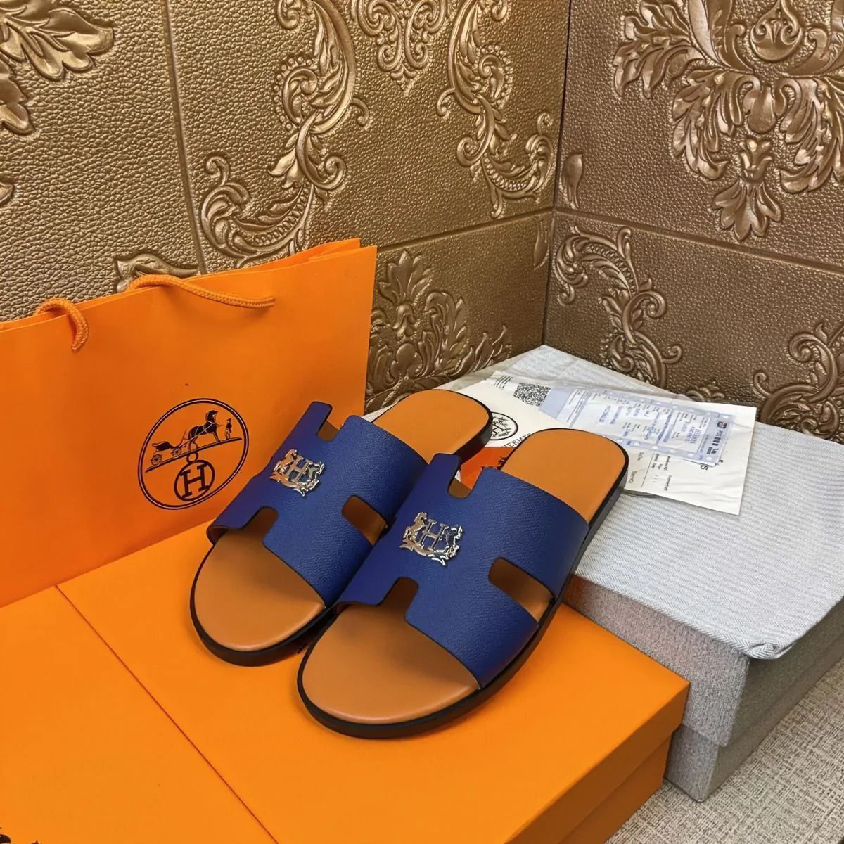 New High Leather Slippers 1024032121