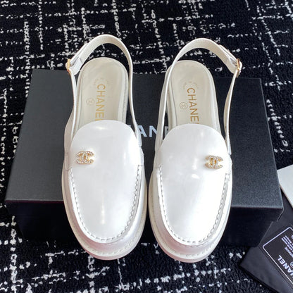 25c new 3cm heel buckle back strap sandals 1025032819