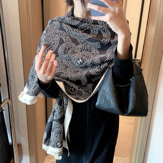 Fashion double-sided cashmere scarf 1024093005