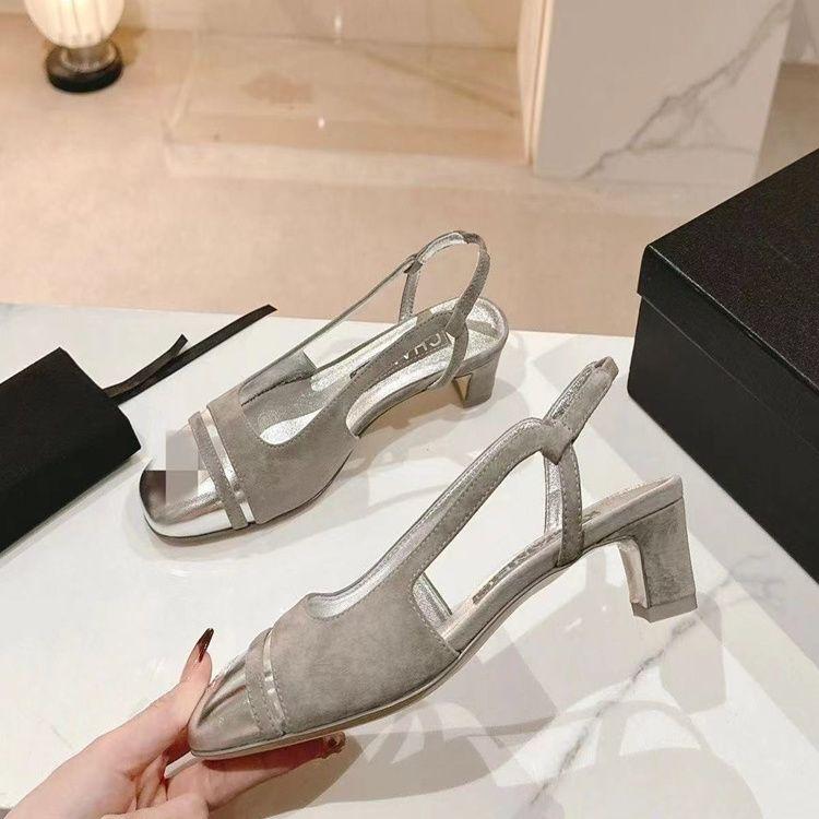 New High Heels Mary Jane Square Toe Sandals  1024031804