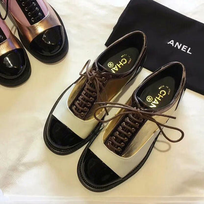 New lace up thick sole round toe shoes PD10070414