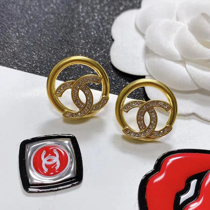 New Fashion Retro Embossed Earrings 1024022803