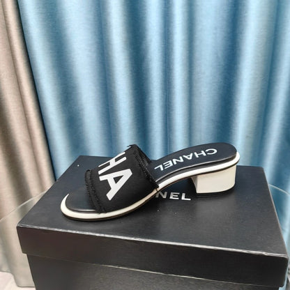 New canvas women's high heels X082909