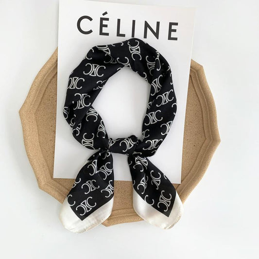 New French Retro Presbyterian Satin Scarf 1024051517