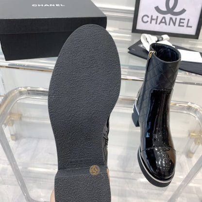 CNL fashionable rhombus leather boots 0724102317