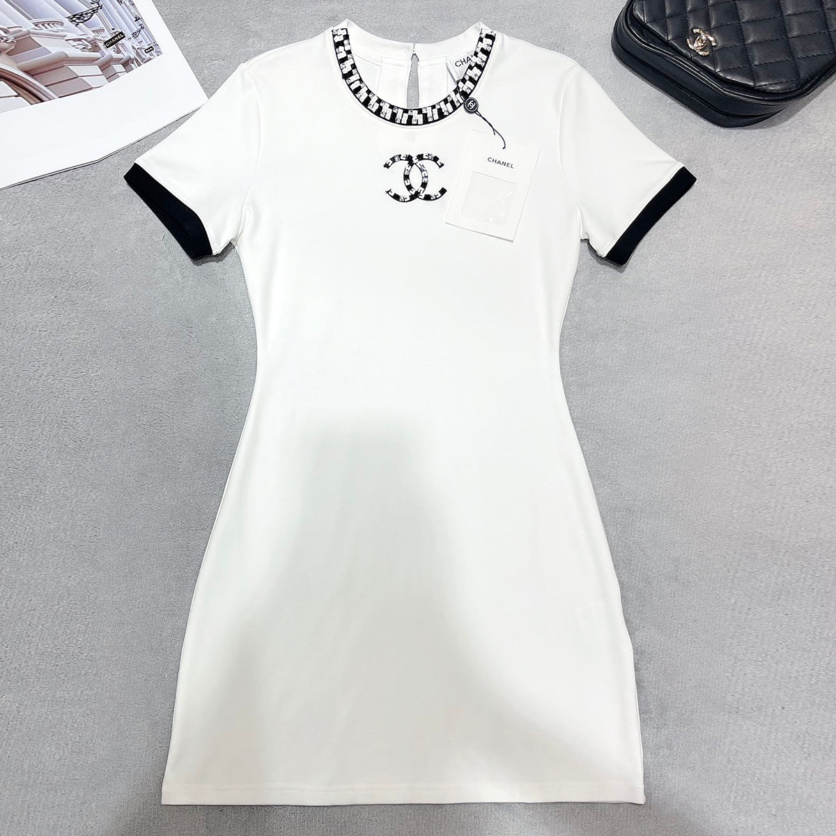 New heavy industry beaded dress MM10041349